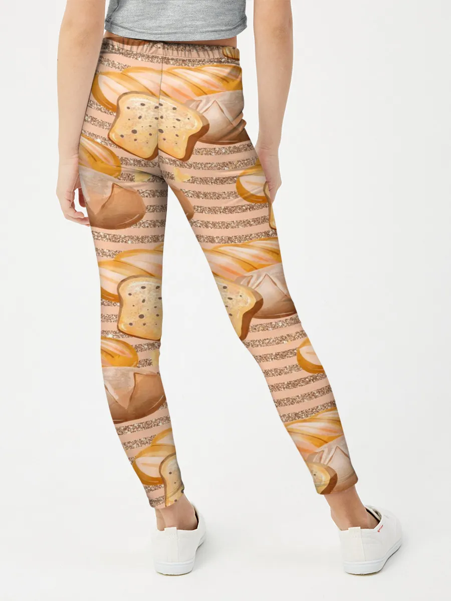 Леггинсы для девочки / Выпечка - хлеб и булочки