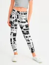 Леггинсы для девочки / BON JOVI ЛОГОБОМБИНГ | БОН ДЖОВИ ПАТТЕРН