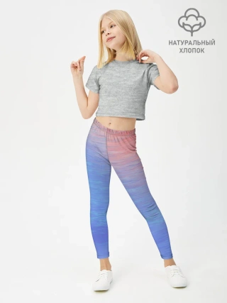 Леггинсы для девочки / Закат в море