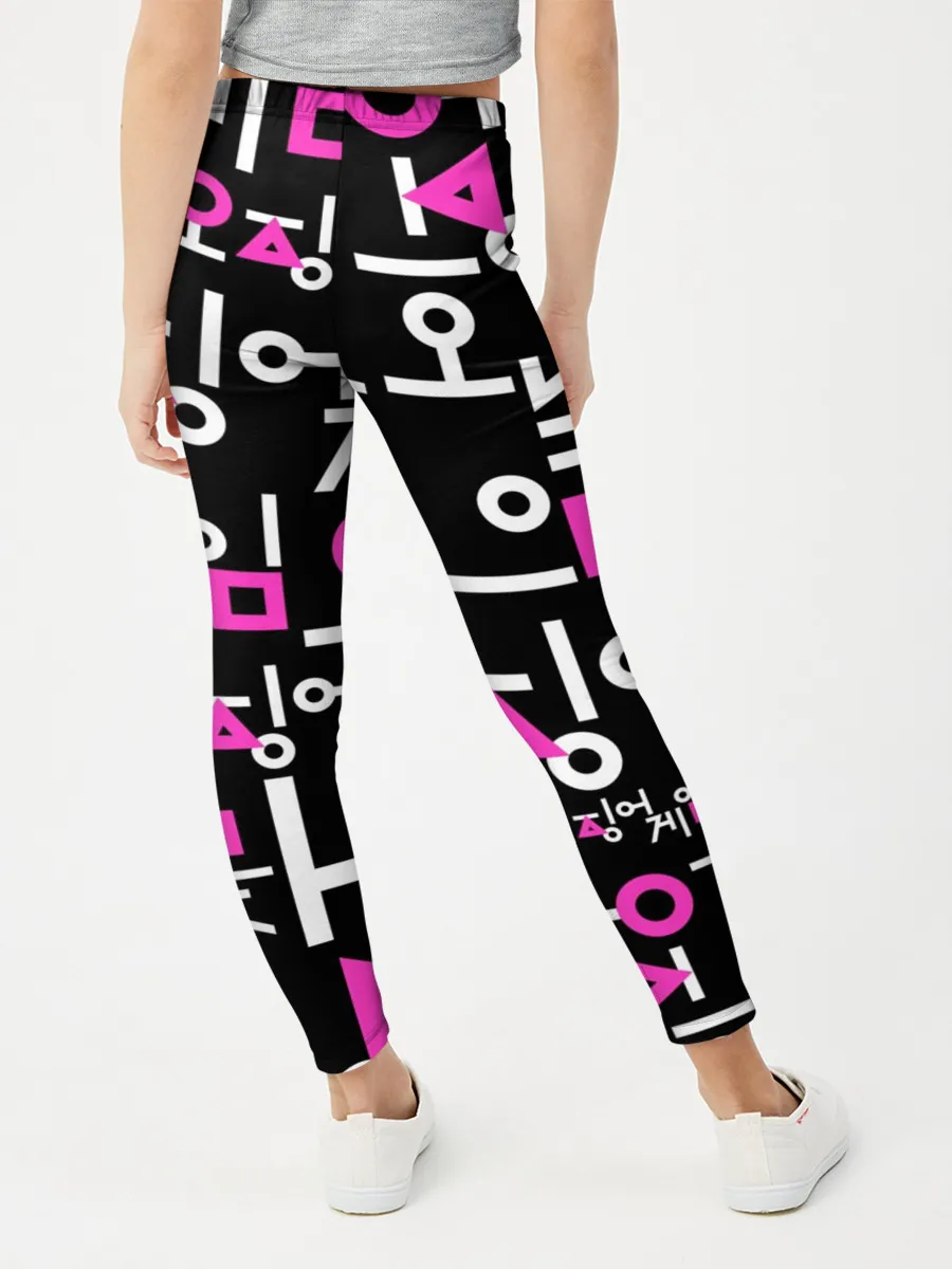 Леггинсы для девочки / Игра в кальмара