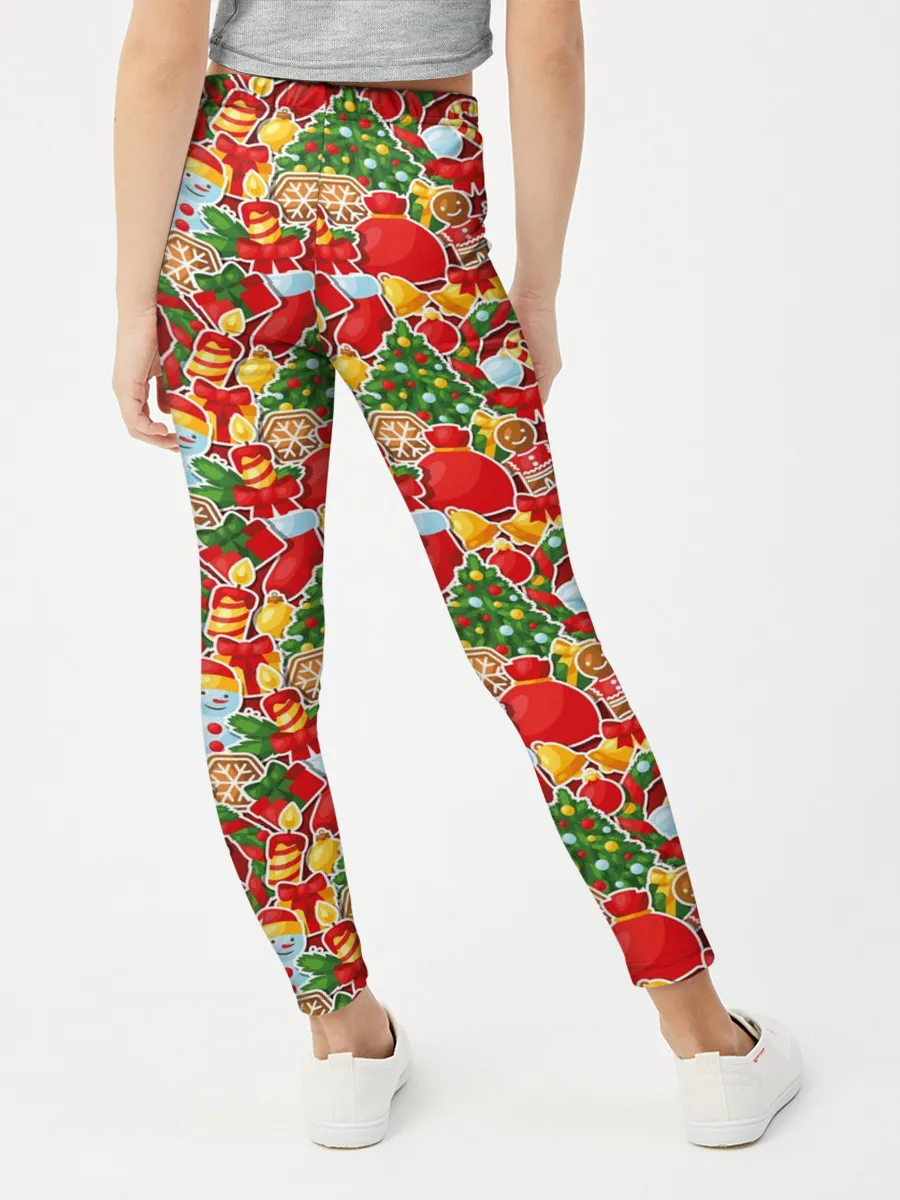 Леггинсы для девочки / Merry Christmas