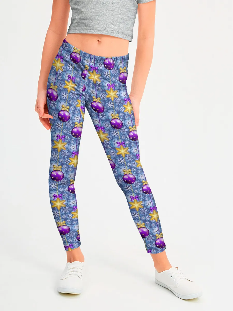 Леггинсы для девочки / Новогодние Ёлочные Украшения