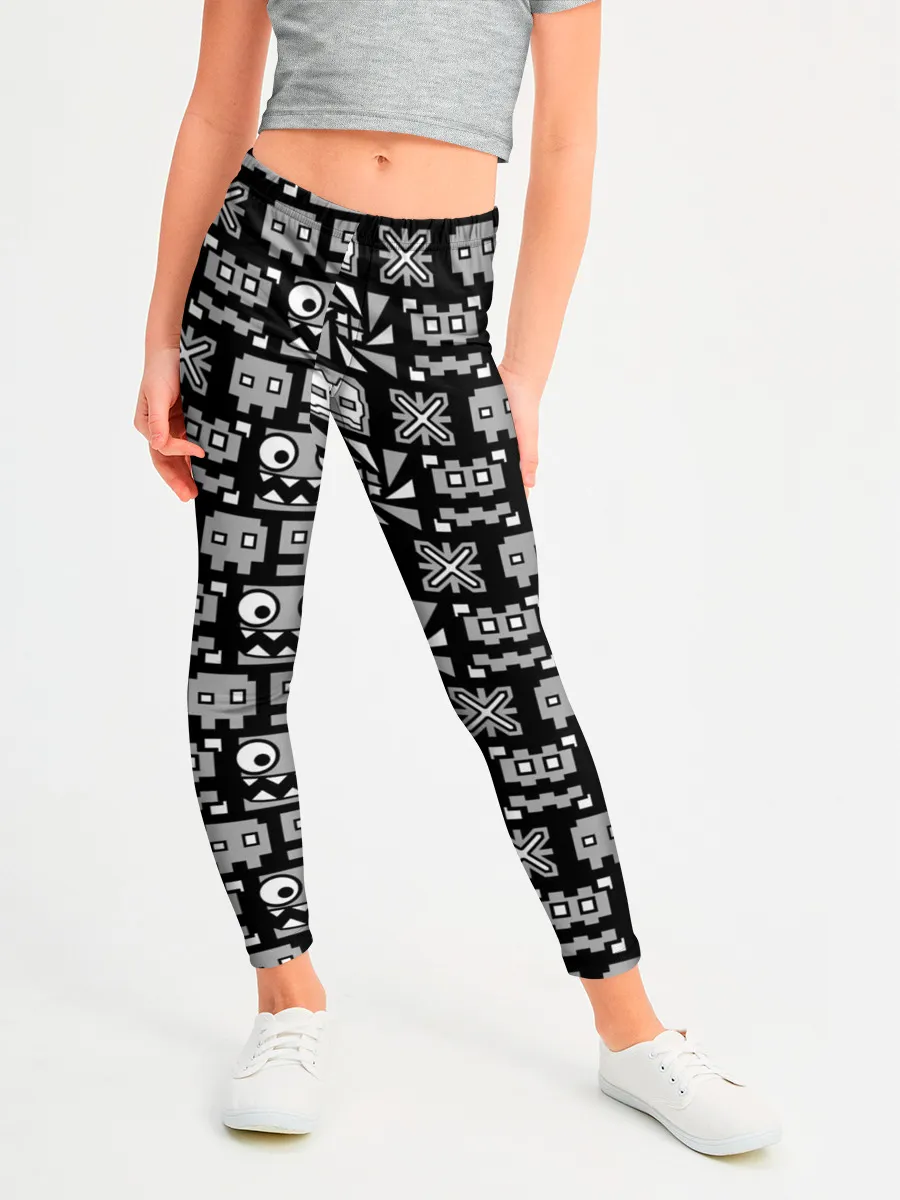 Леггинсы для девочки / Geometry Dash | Cubes