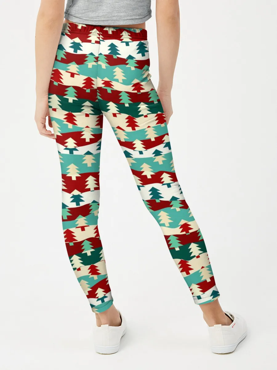 Леггинсы для девочки / Ёлочки