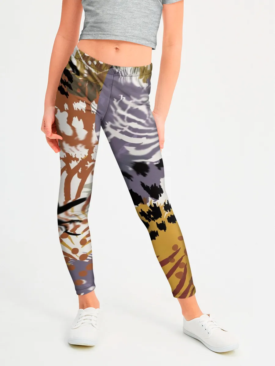 Леггинсы для девочки / Зебра Пятнистая