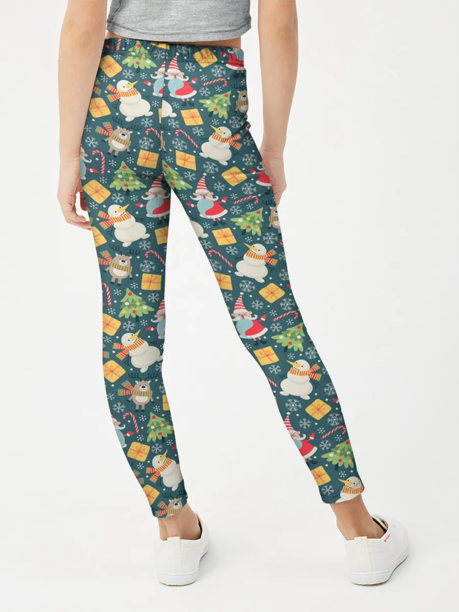 Леггинсы для девочки / С Новым Годом