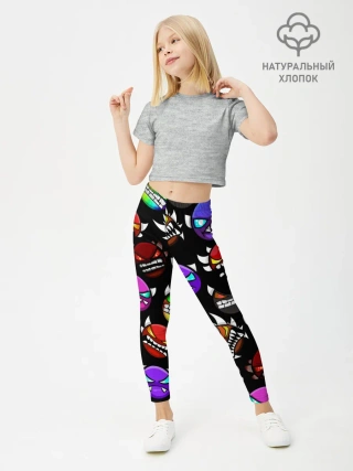 Леггинсы для девочки / Geometry Dash Demons