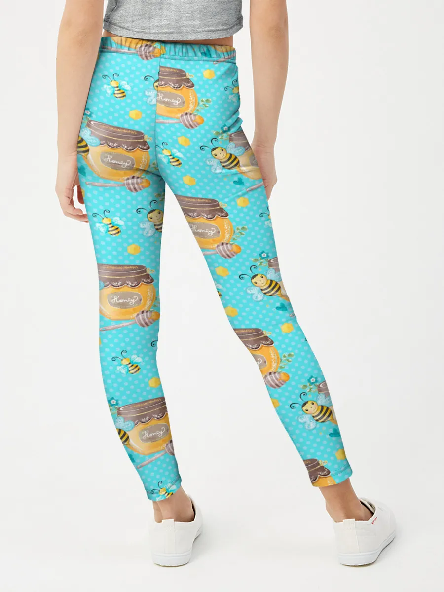 Леггинсы для девочки / Кто пчелок уважает