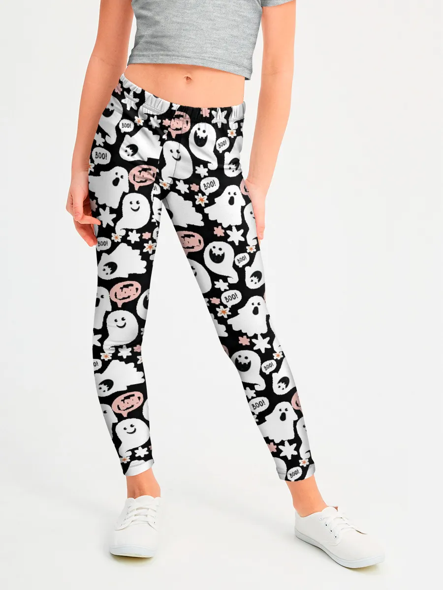 Леггинсы для девочки / Patern Halloween 19