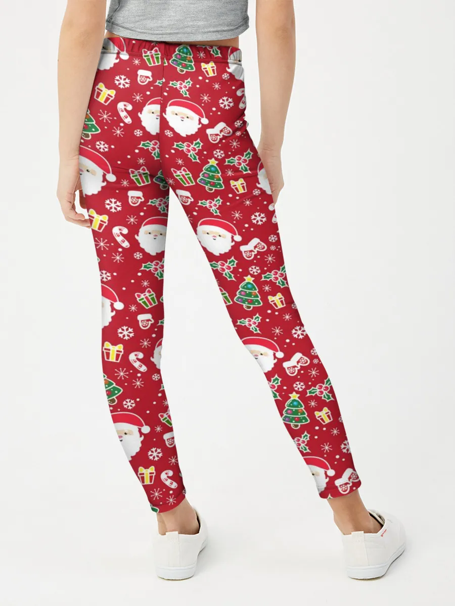 Леггинсы для девочки / Дед Мороз