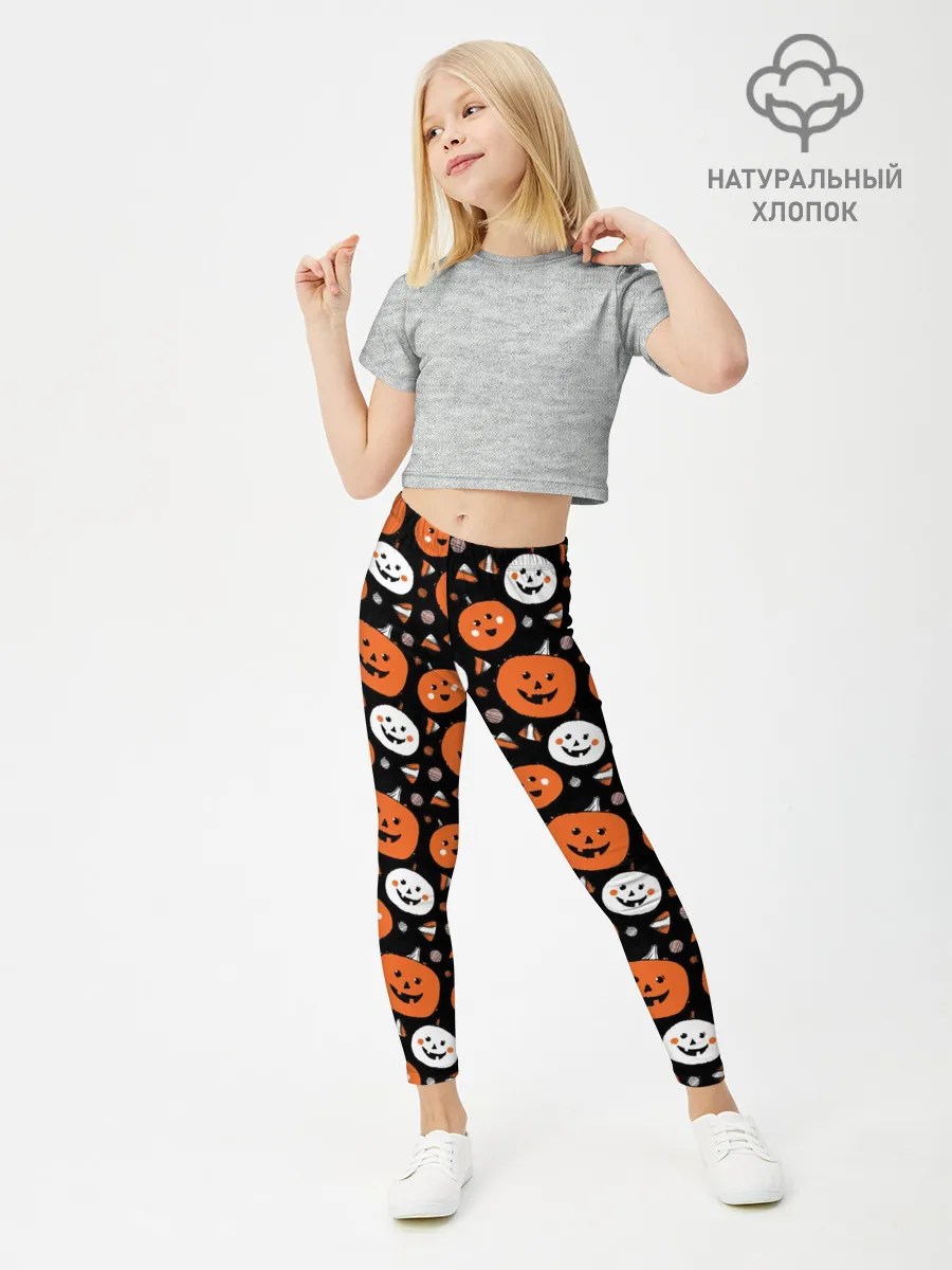 Леггинсы для девочки / Patern Halloween 17