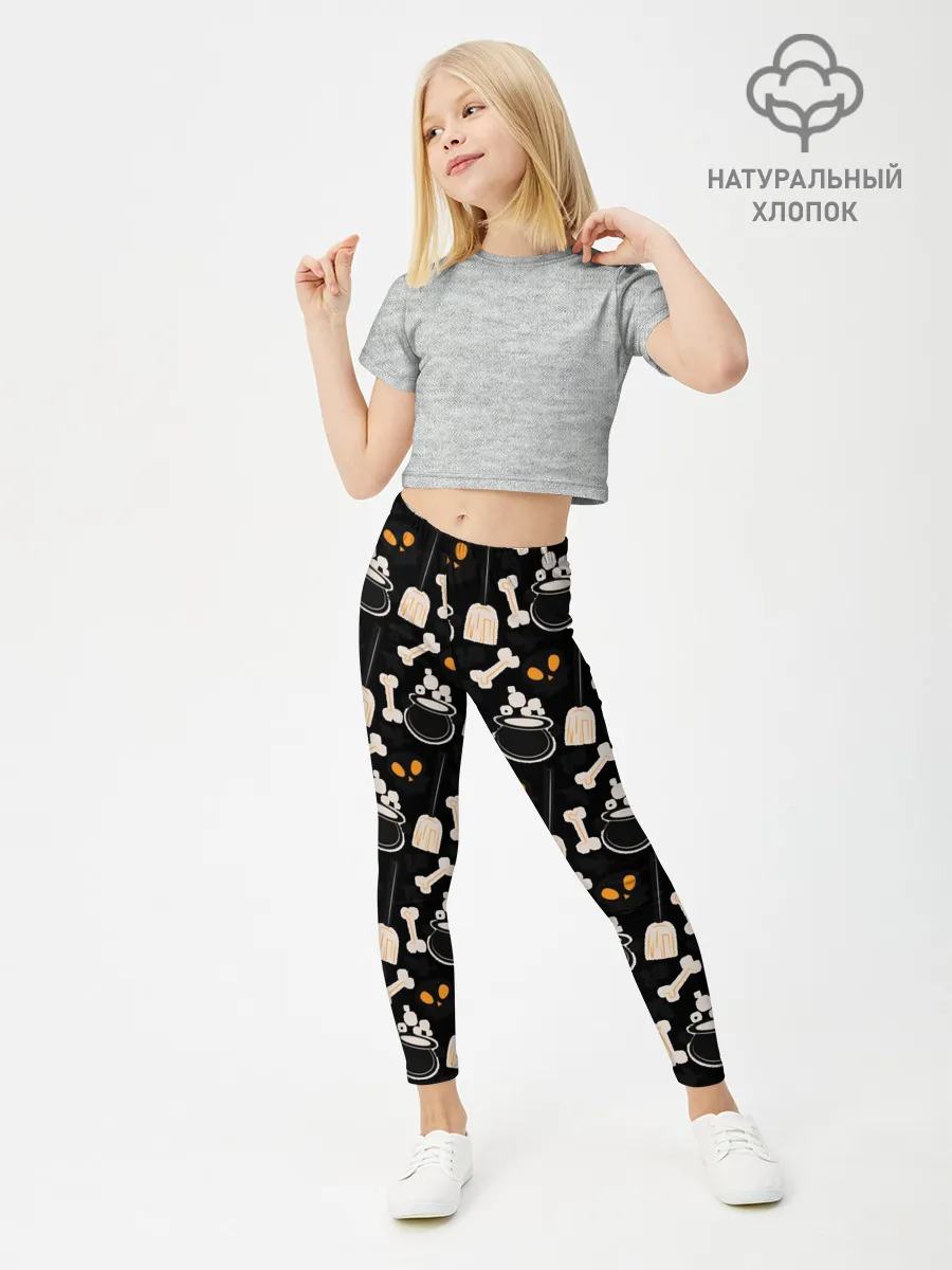 Леггинсы для девочки / Patern Halloween 14