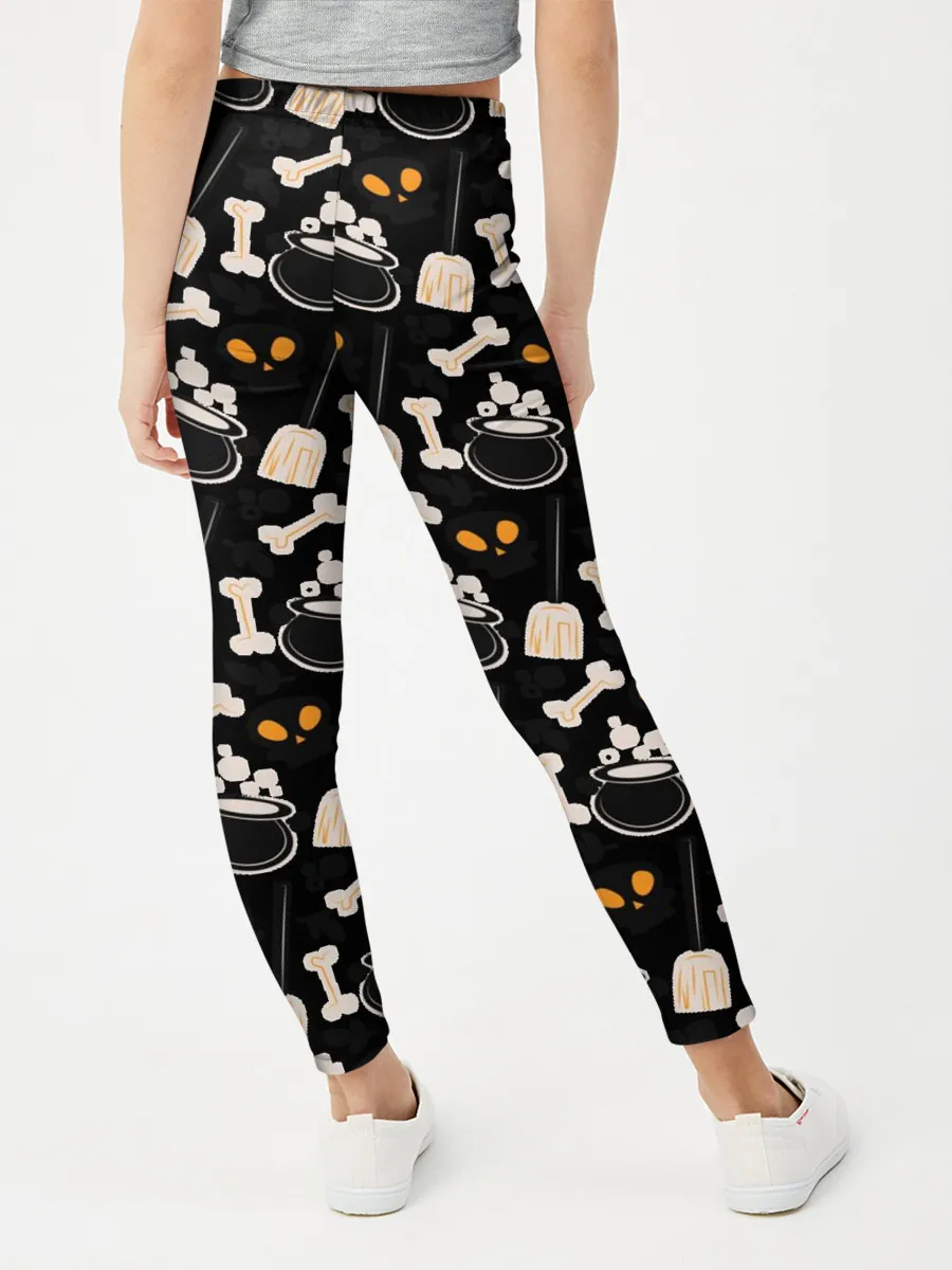 Леггинсы для девочки / Patern Halloween 14