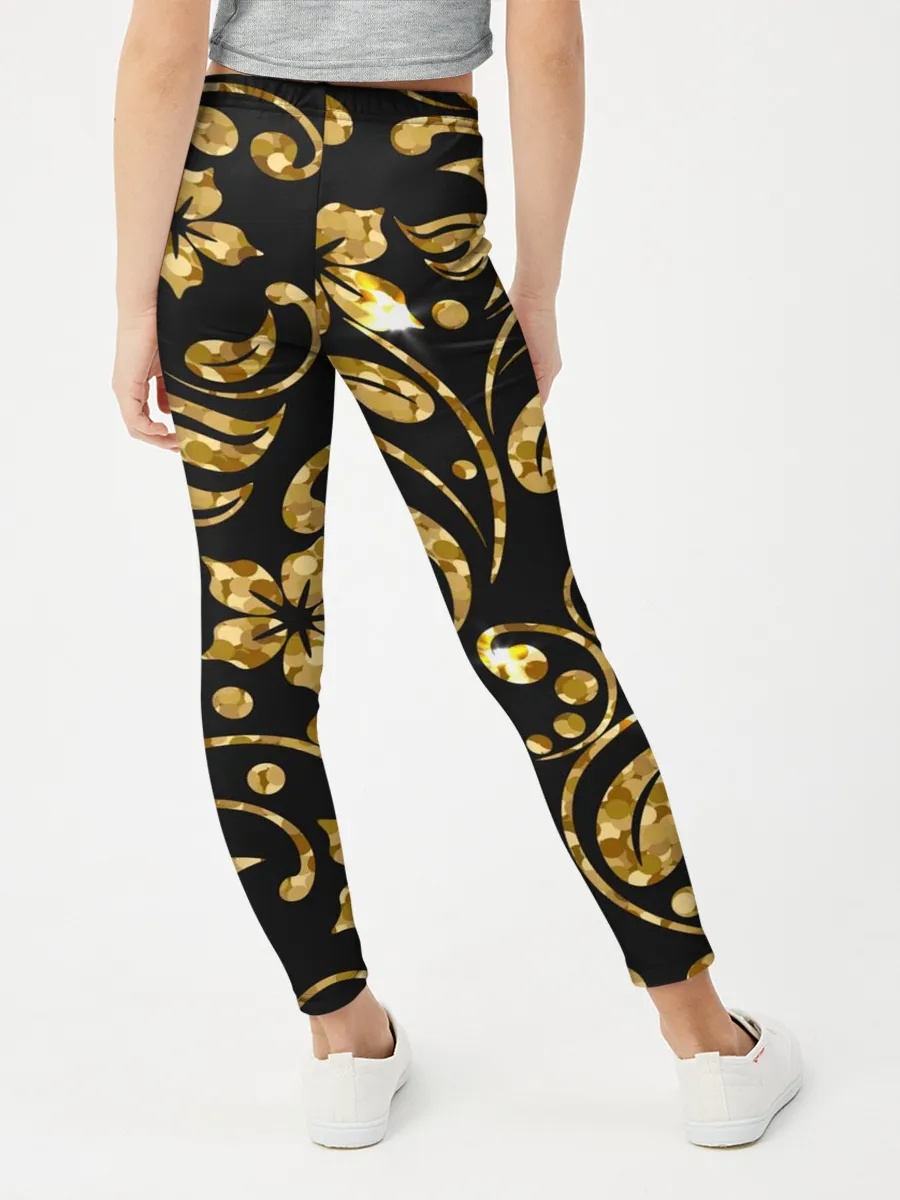 Леггинсы для девочки / Золотой Орнамент