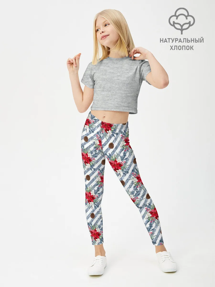 Леггинсы для девочки / Новогодние украшения и блестки