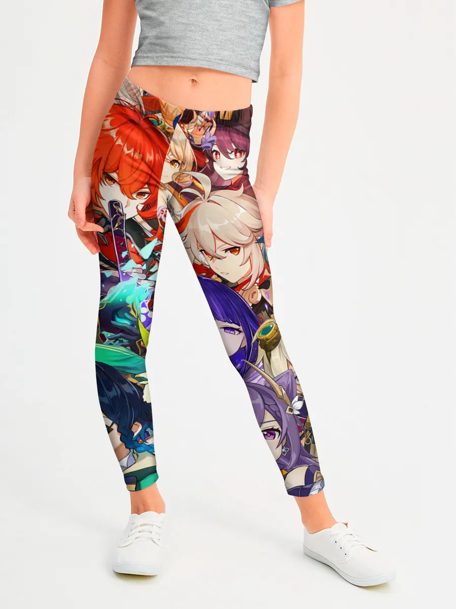 Леггинсы для девочки / Genshin Impact - персонажи