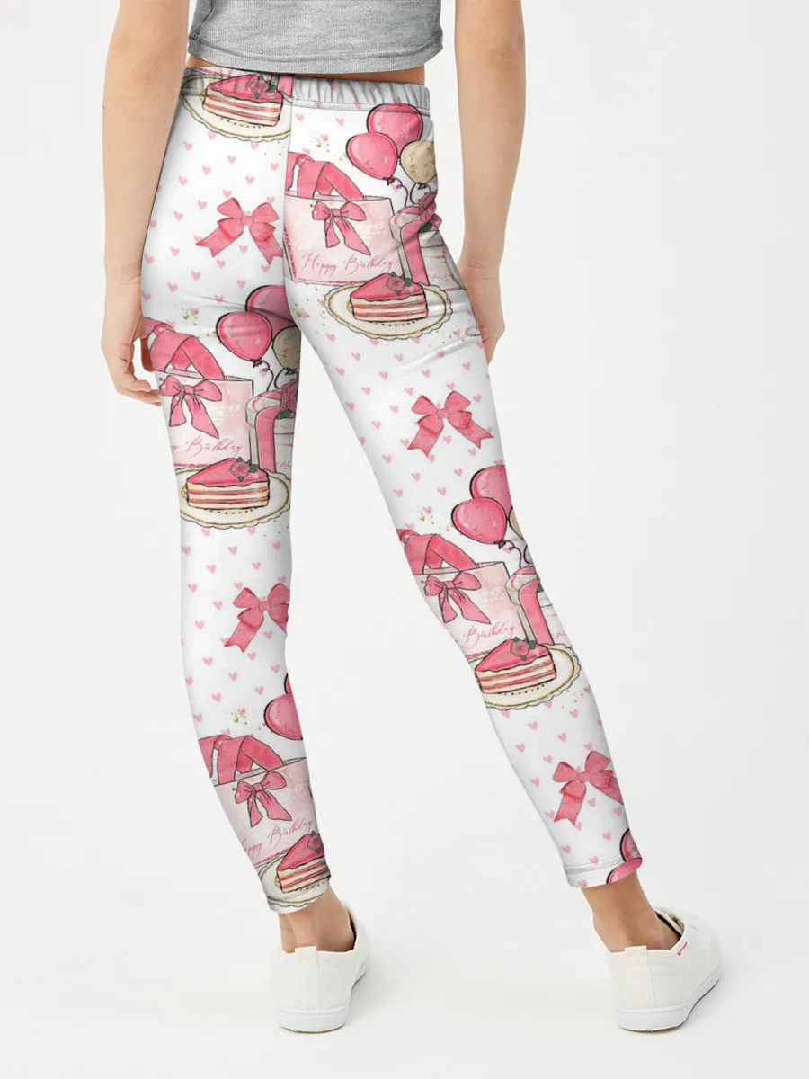 Леггинсы для девочки / Счастливый день рождения