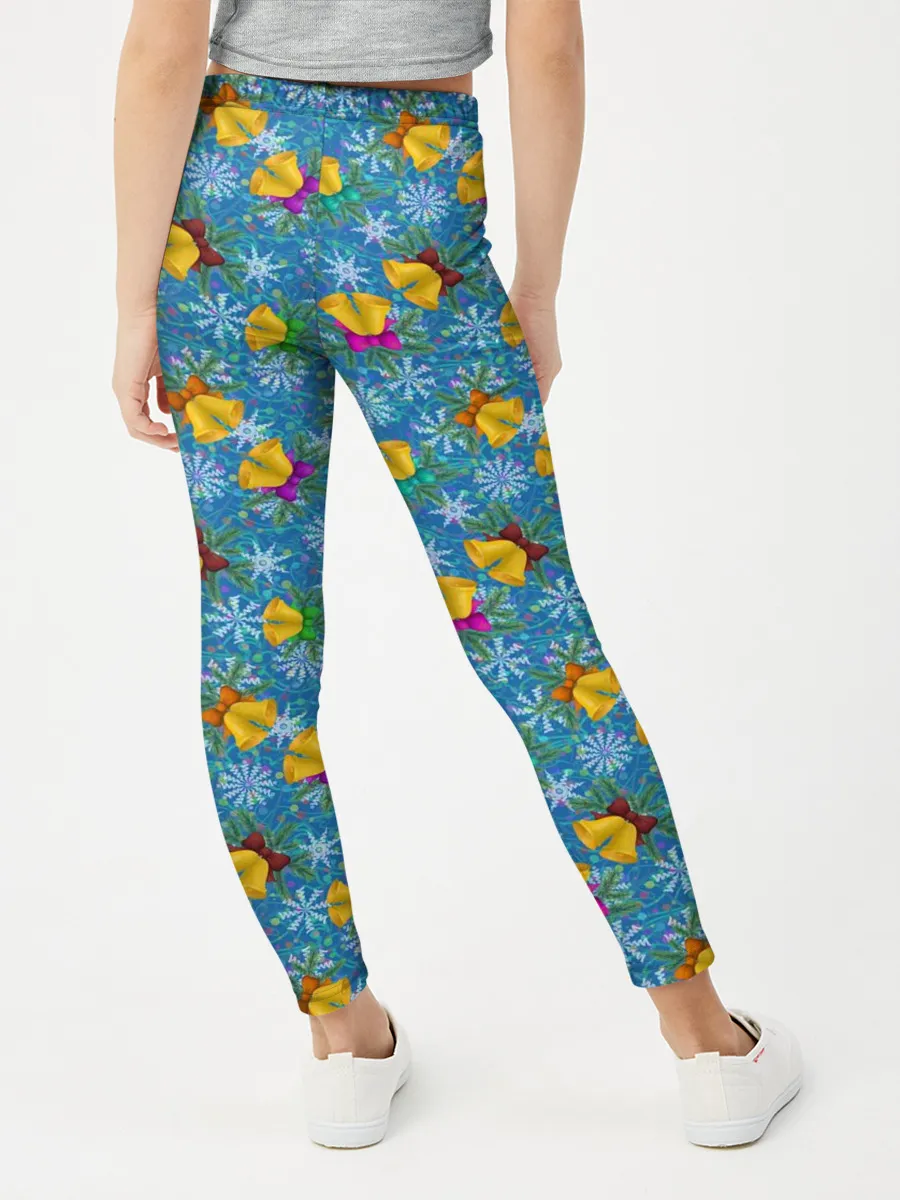 Леггинсы для девочки / Праздничные Колокольчики