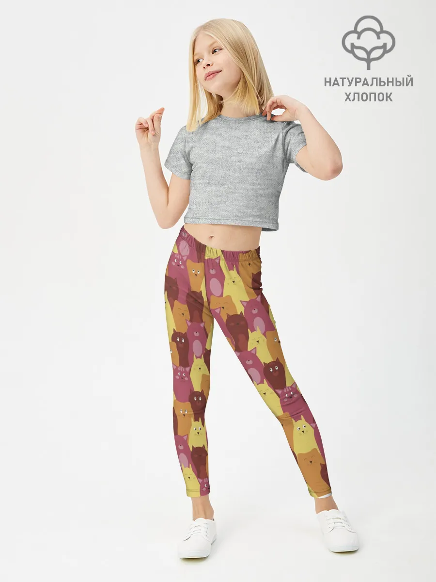 Леггинсы для девочки / BEAUTIFUL CATS