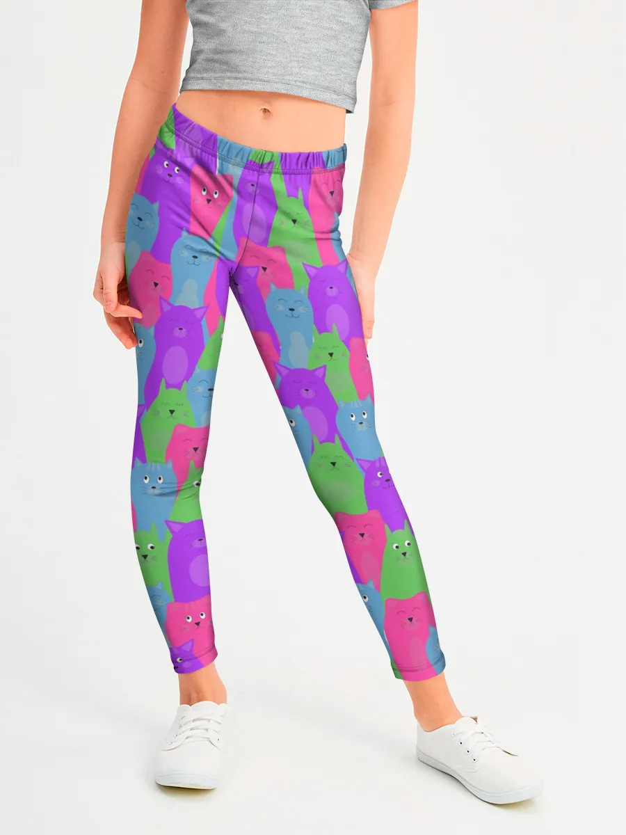 Леггинсы для девочки / BRIGHT CATS