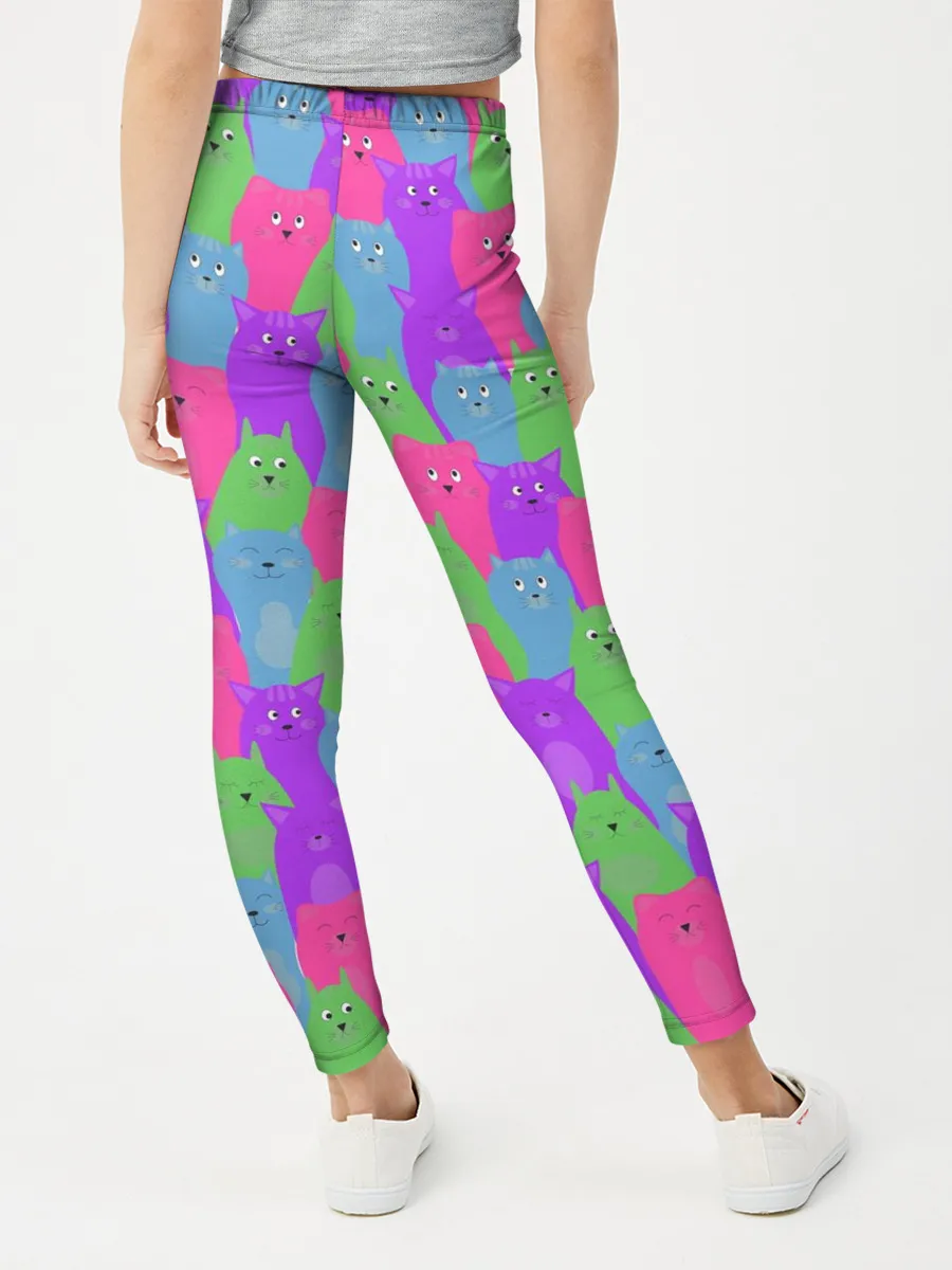 Леггинсы для девочки / BRIGHT CATS