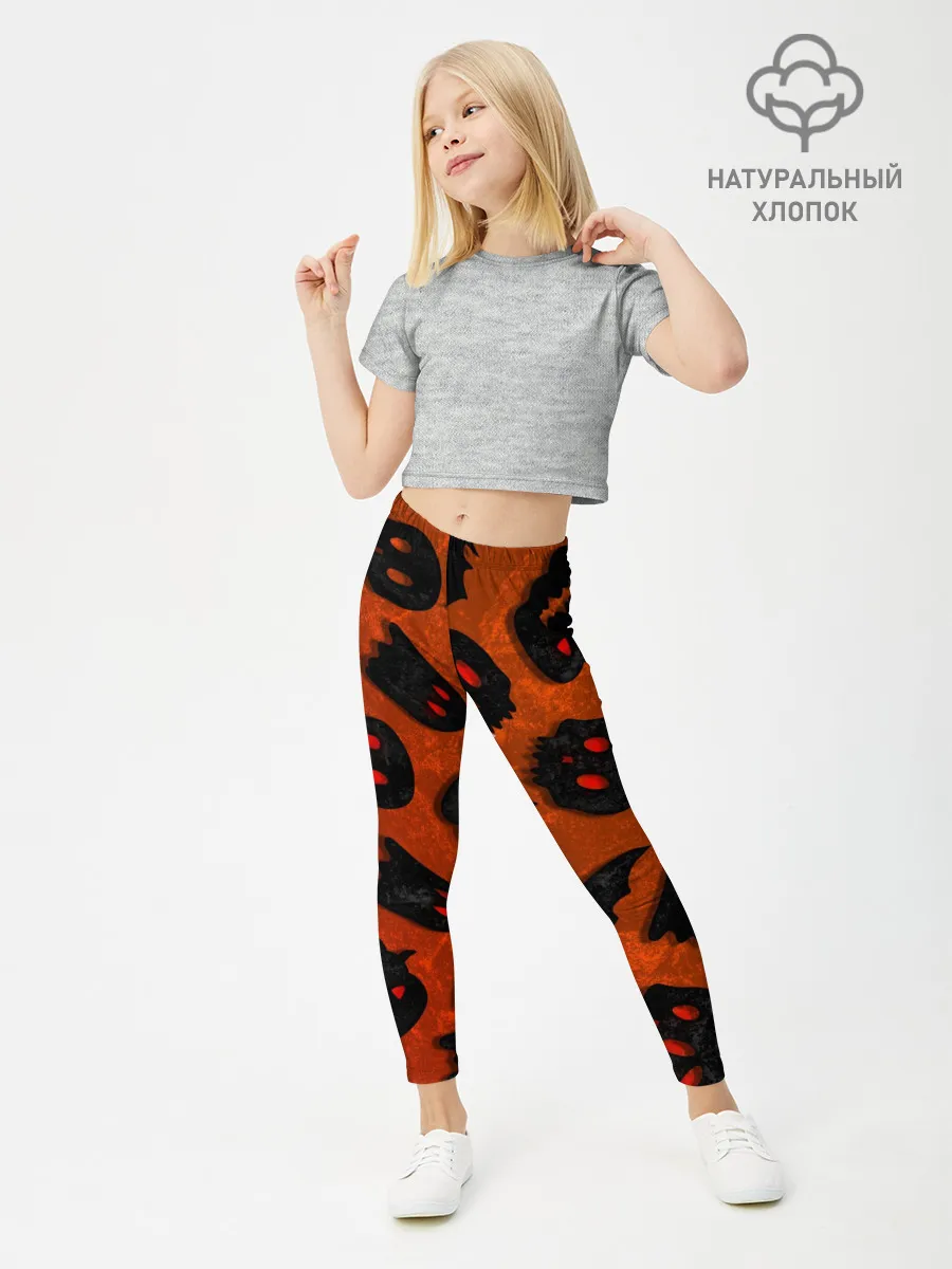 Леггинсы для девочки / Halloween print