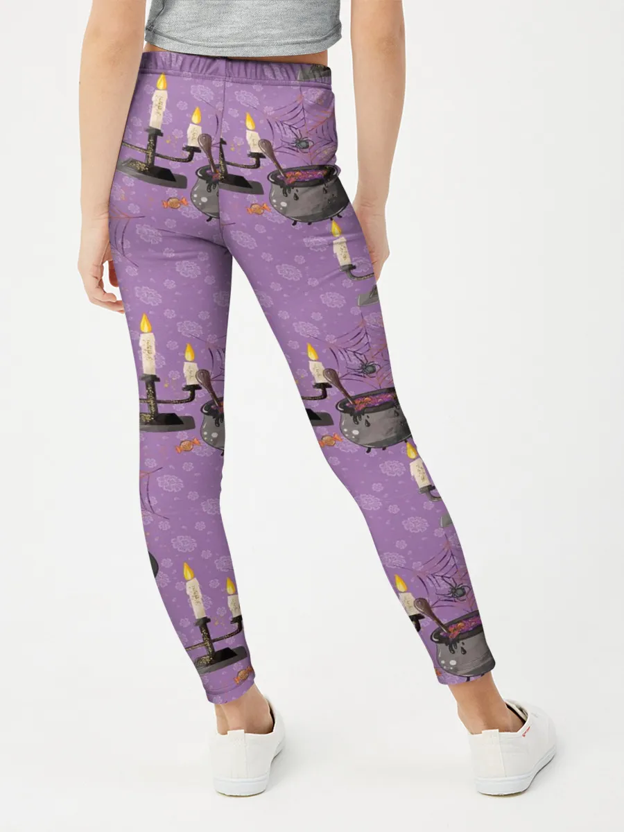 Леггинсы для девочки / Хэллоуин Свечи