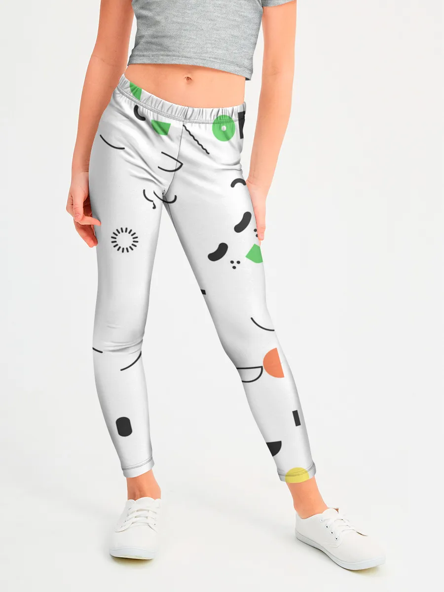 Леггинсы для девочки / TOCA BOCA УЗОР ФОН