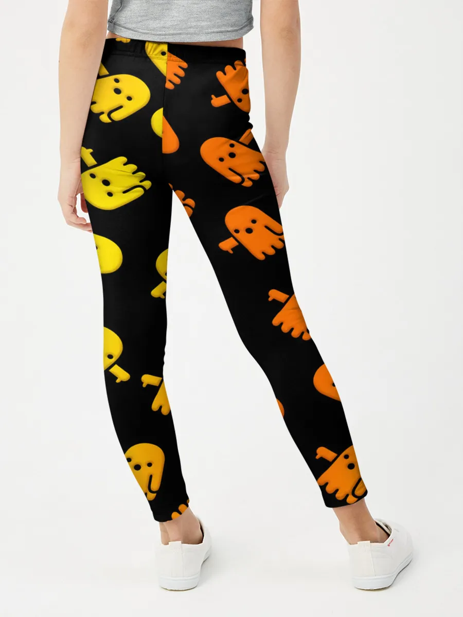 Леггинсы для девочки / BOO! ПРИЗРАК, ПРИВЕДЕНИЕ ХЕЛЛОУИН ОРАНЖЕВЫЙ