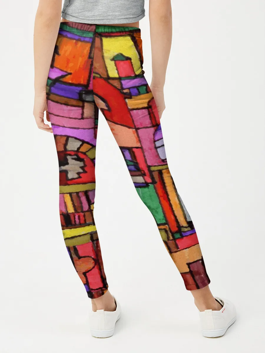 Леггинсы для девочки / Скетч большого города