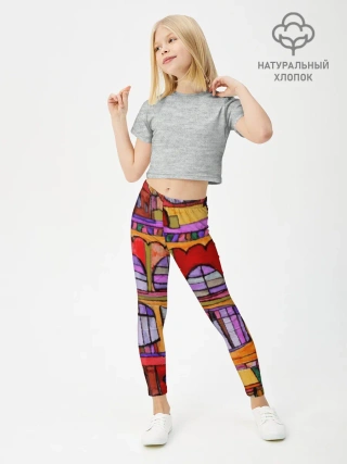 Леггинсы для девочки / Скетч большого города