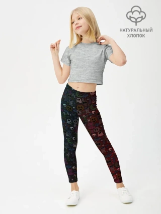 Леггинсы для девочки / большой хэллоуин