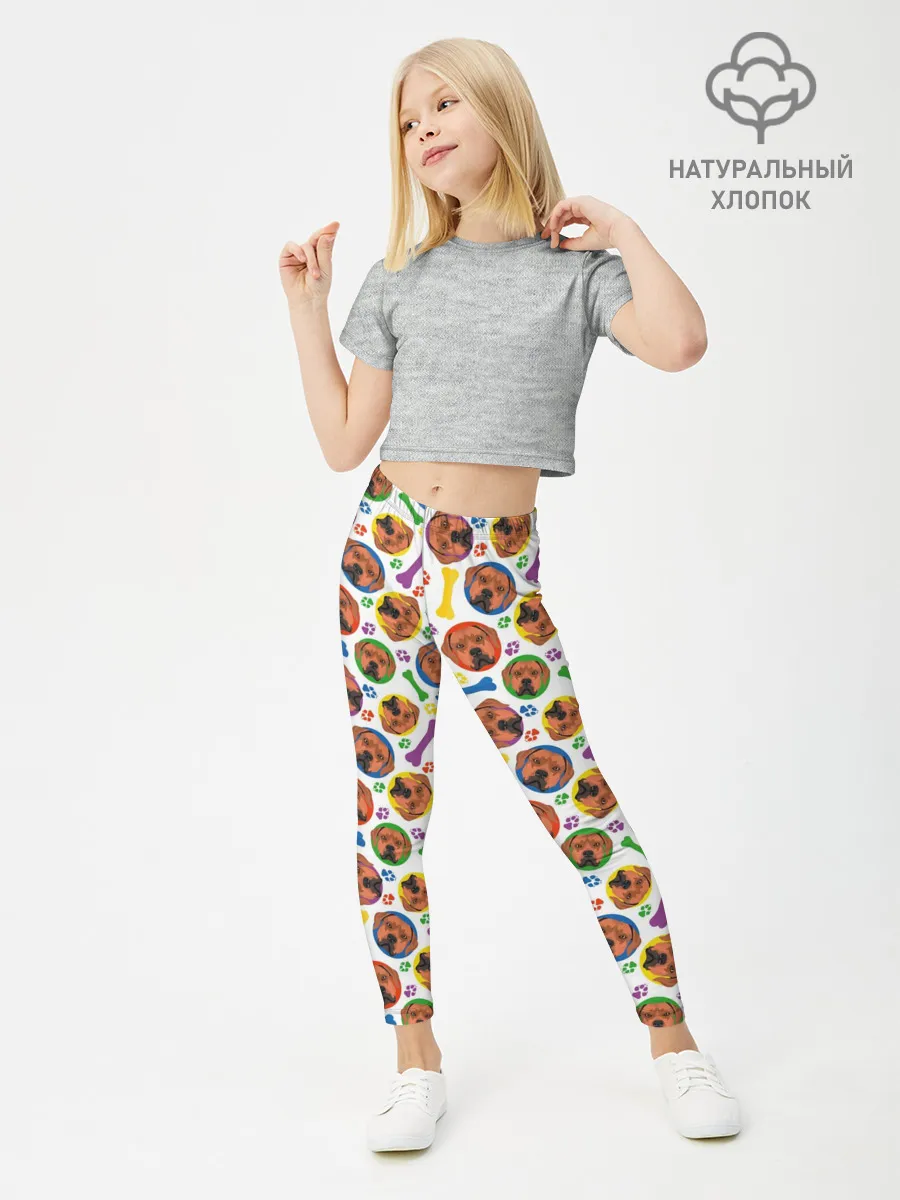 Леггинсы для девочки / Родезийский Риджбек