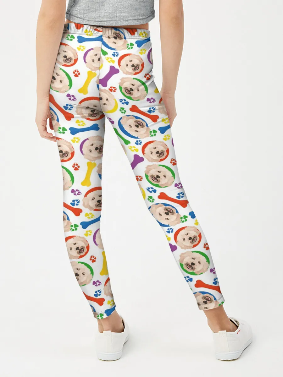 Леггинсы для девочки / Пудель