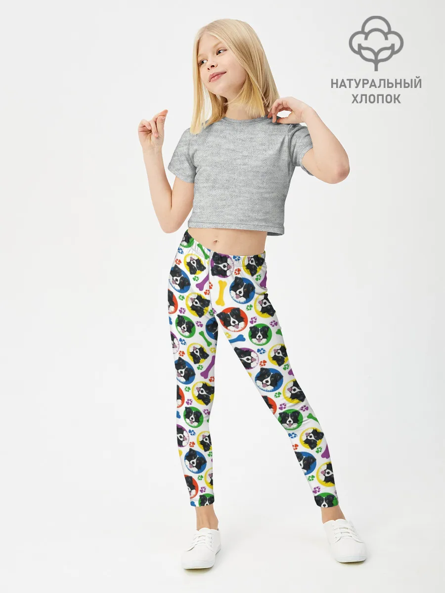 Леггинсы для девочки / Бордер-Колли