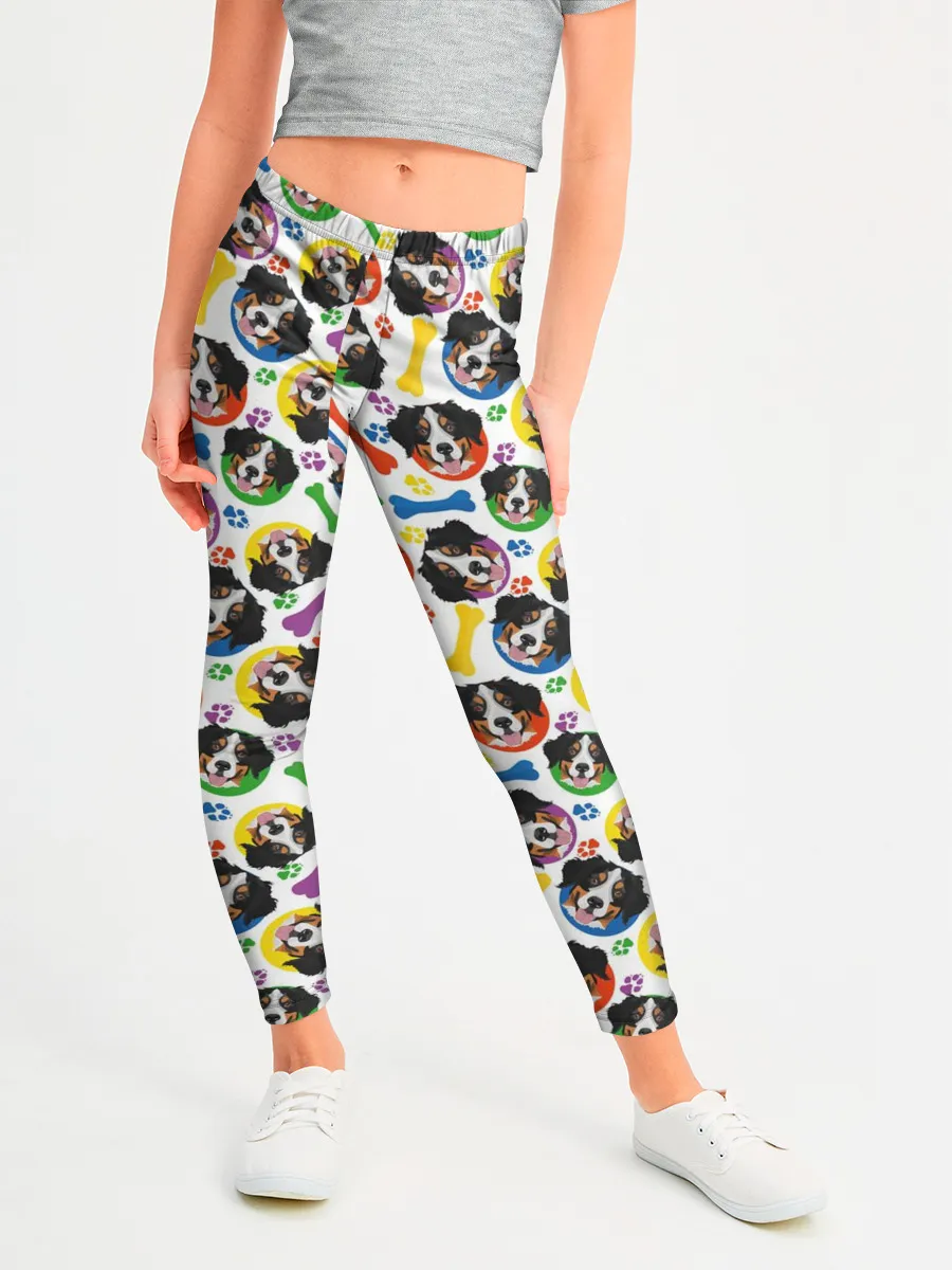 Леггинсы для девочки / Бернский Зенненхунд