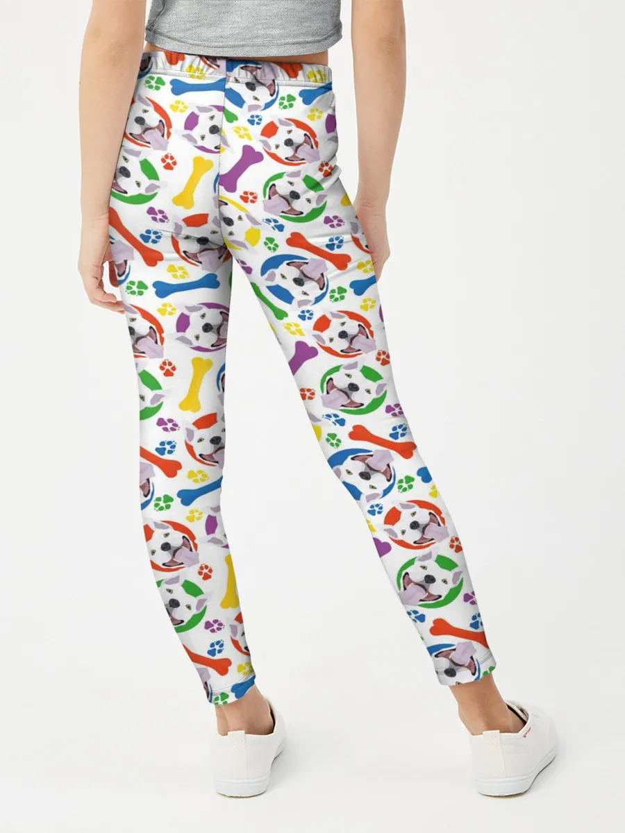 Леггинсы для девочки / Бультерьер