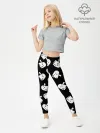 Леггинсы для девочки / ПРИВИДЕНИЯ УЗОР / HALLOWEEN