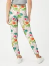 Леггинсы для девочки / Гавайские цветы