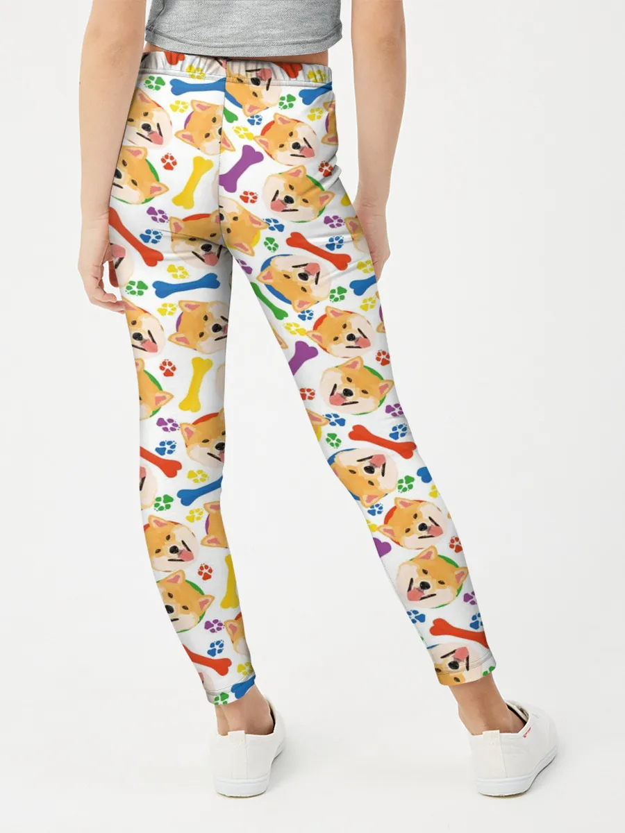 Леггинсы для девочки / Сиба Ину