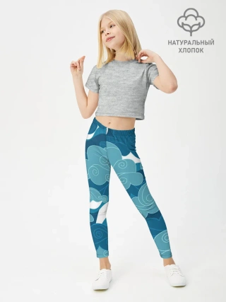 Леггинсы для девочки / Облака Греции