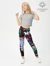 Леггинсы для девочки / neon graffiti | Smile