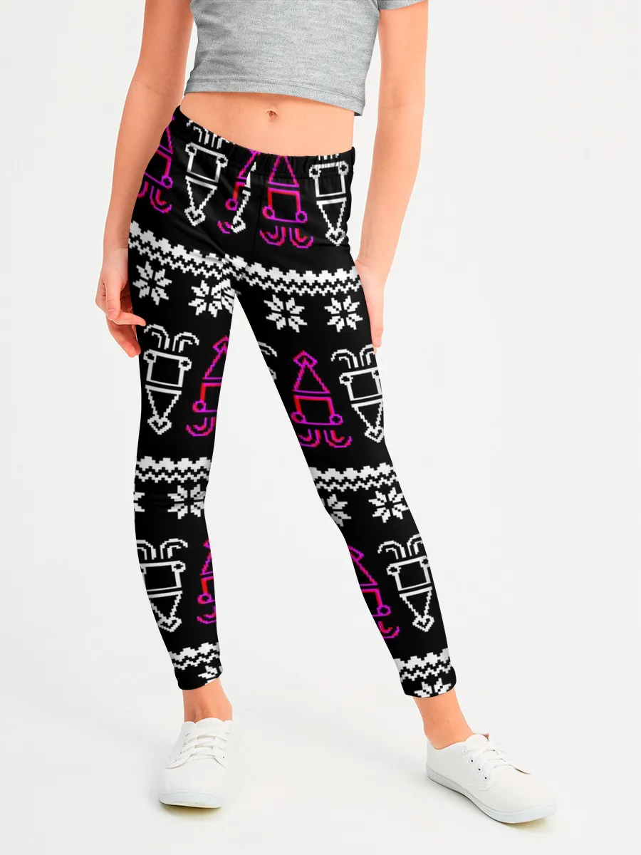 Леггинсы для девочки / Праздник кальмара