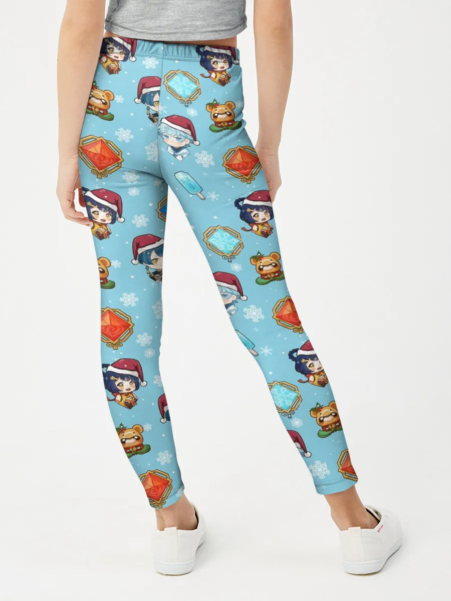 Леггинсы для девочки / Genshin Impact Pattern