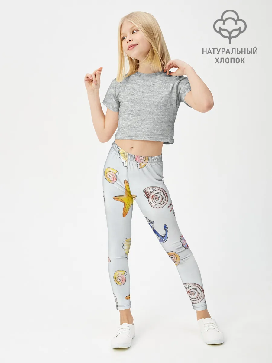Леггинсы для девочки / морские ляльки