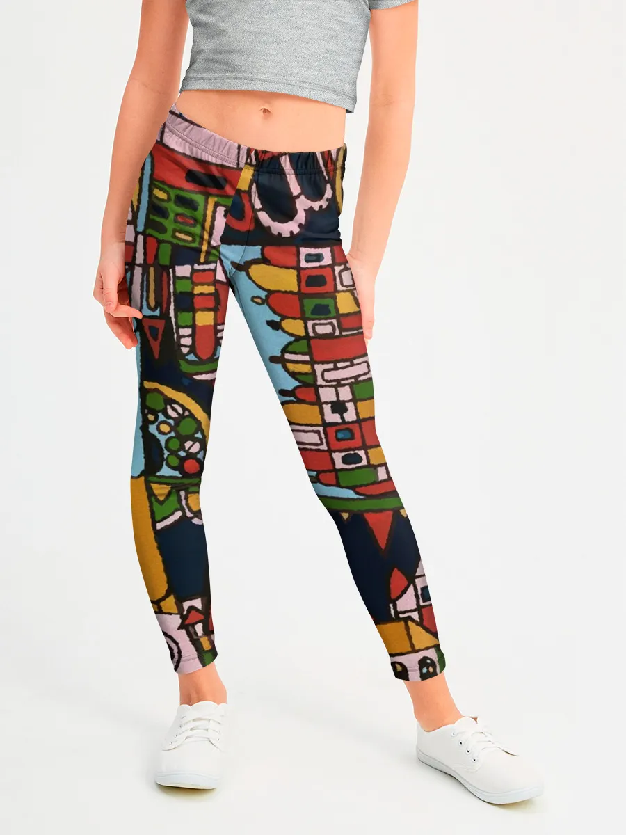 Леггинсы для девочки / Рождество в Праге