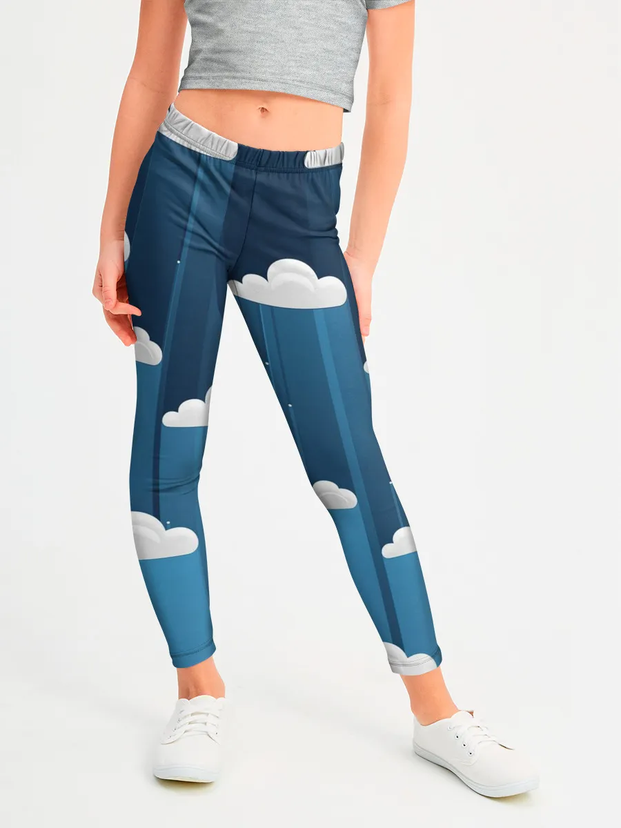 Леггинсы для девочки / Облака в очереди