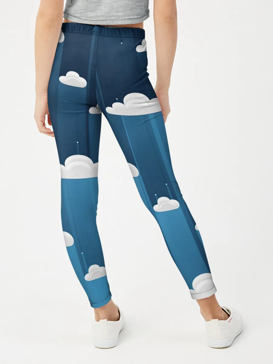 Леггинсы для девочки / Облака в очереди