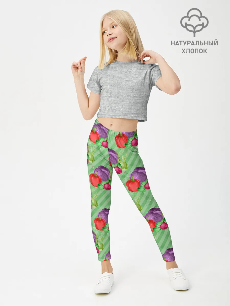 Леггинсы для девочки / Vegan | Огород