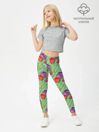 Леггинсы для девочки / Vegan | Огород